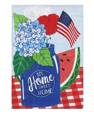 Home Sweet Home Summer House Flag