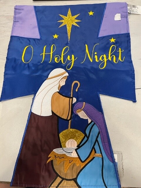 Holy Night Garden Flag