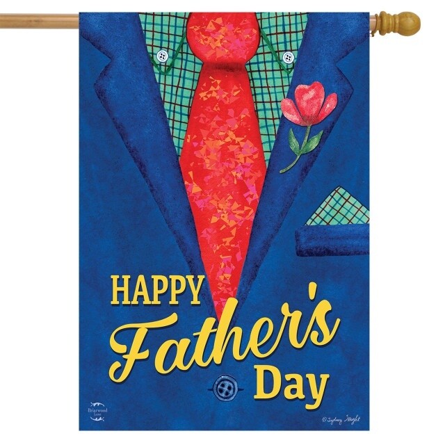 Fathers Day Suit House Flag