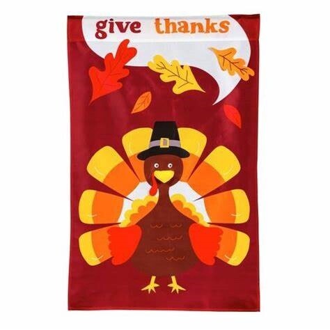 Candy Corn Turkey House Flag