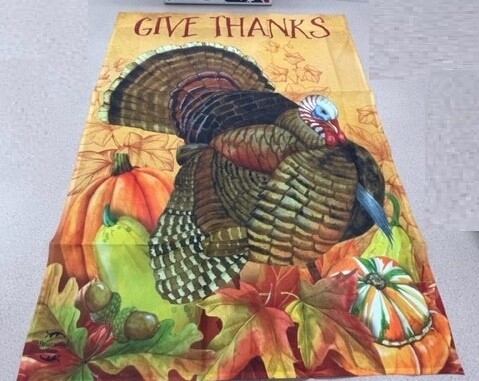 Give Thanks House Flag