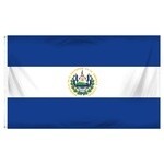 El Salvador with Seal Nylon Flag