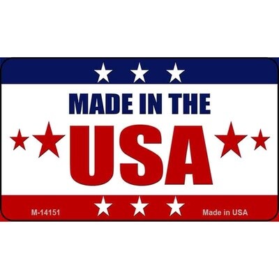 Made in the USA License Plate