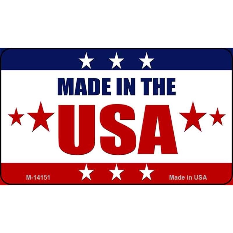 Made in the USA  License Plate