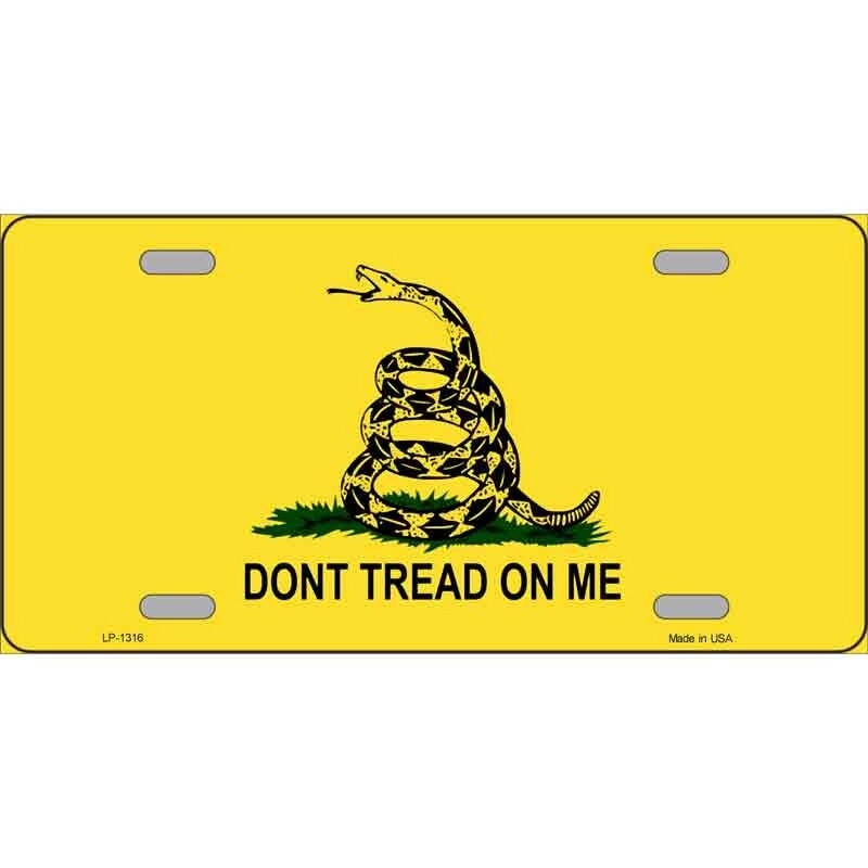 Gadsden License Plate