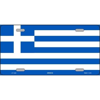 Greece License Plate