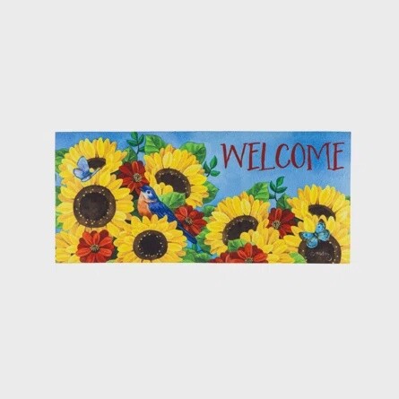 Stars and Stripes Watering Can Sassafras Switch Mat