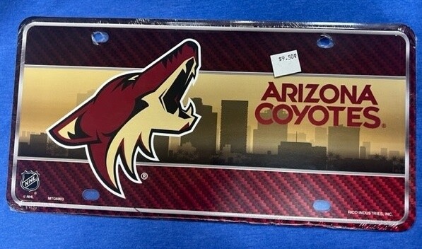 Arizona Coyotes License Plate