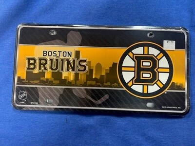 Boston Bruins License Plate