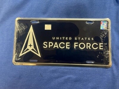 Space Force License Plate