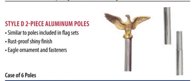Indoor Aluminum Pole Style D