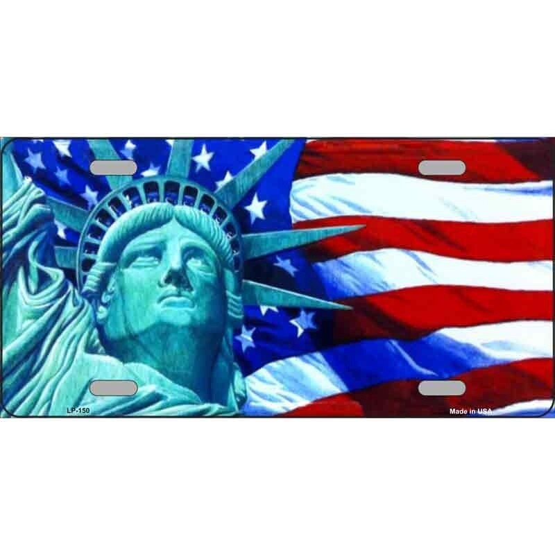 Liberty Flag License Plate