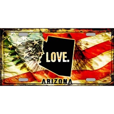 Love Arizona License Plate