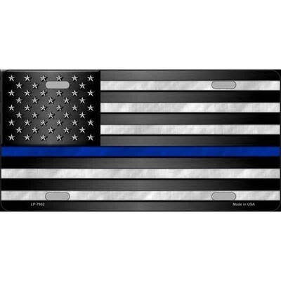Thin Blue Line License Plate