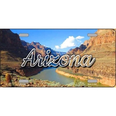 Arizona Canyon License Plate
