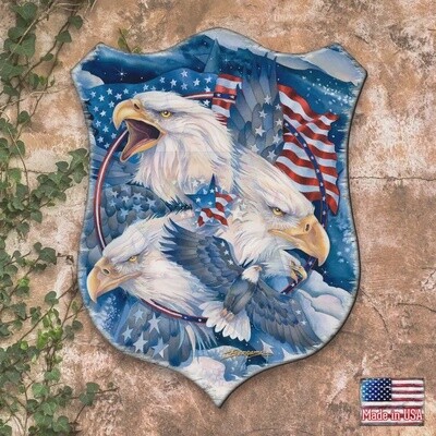 Allegiance, Patriotic Eagles Wall Door Art