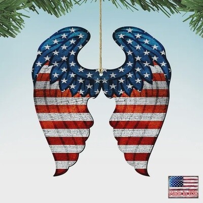 USA Wings Butterfly Ornament