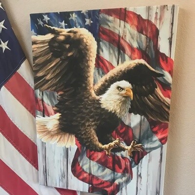 Liberty Eagle Canvas Wall Art
