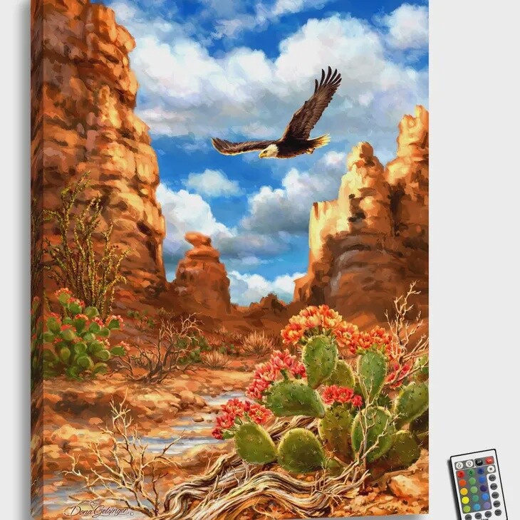 Red Rock Eagle Wall Art
