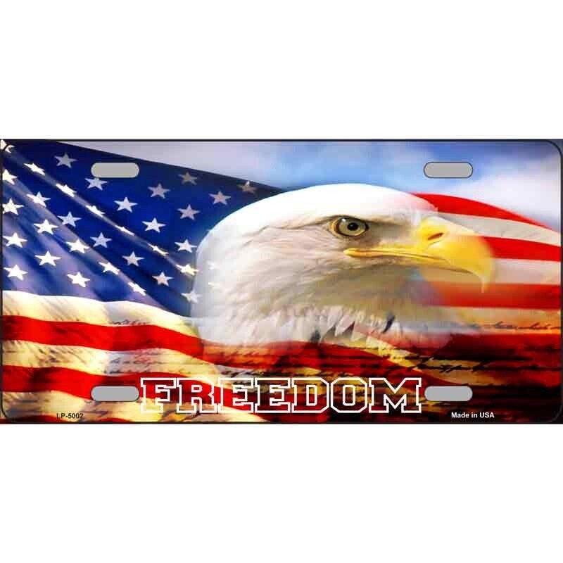 Freedom Bald Eagle License Plate