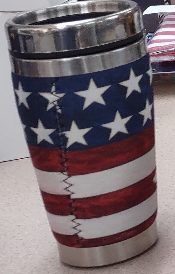 American Flag Insulated Tumbler