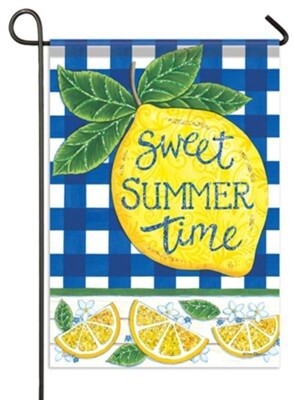 Sweet Summer Lemon Garden Flag