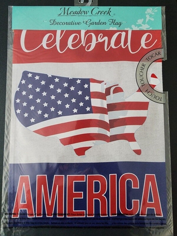 Celebrate America Garden Flag