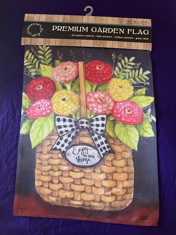 Enjoy Little Things Garden Flag