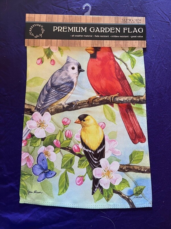 Birds Garden Flag