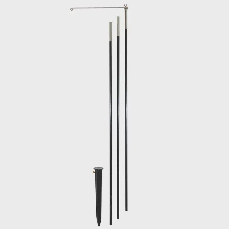 10 ft 3-Section Heavy Duty Pole with Swiveling Arm, Size: 10'