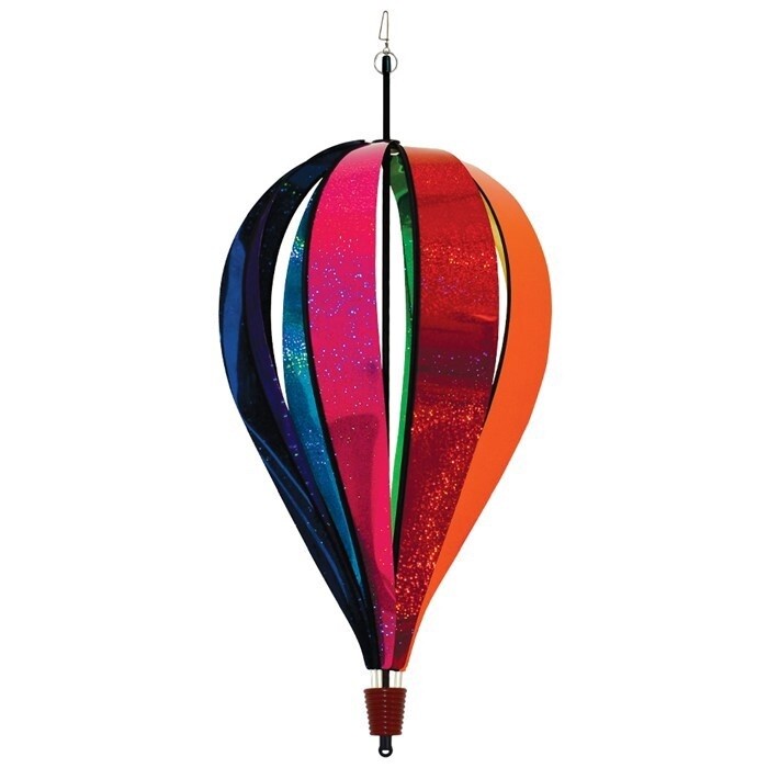 Jumbo Rainbow Glitter 8 Panel Hot Air Balloon