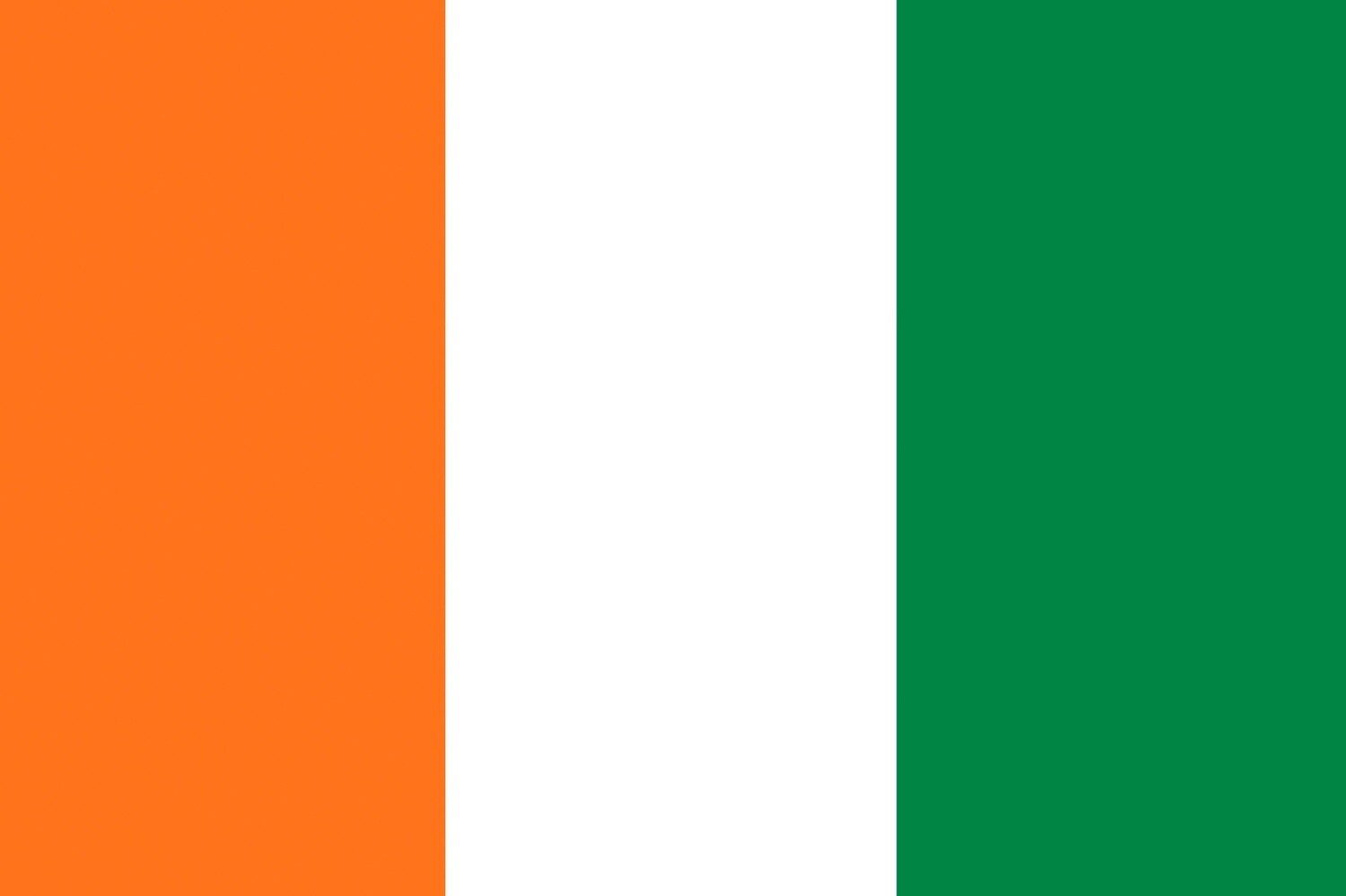 Ivory Coast Country Flag, Size: 2'x3'