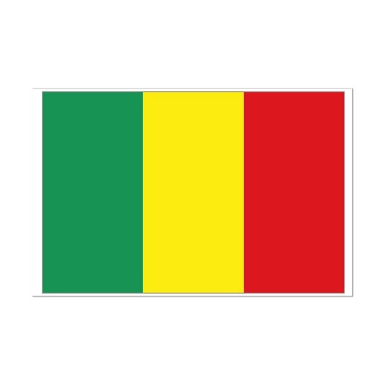 Mali Nylon Flag, Size: 2'x3'