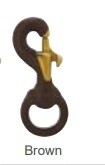 Rubber Coated Brass Swivel Snap