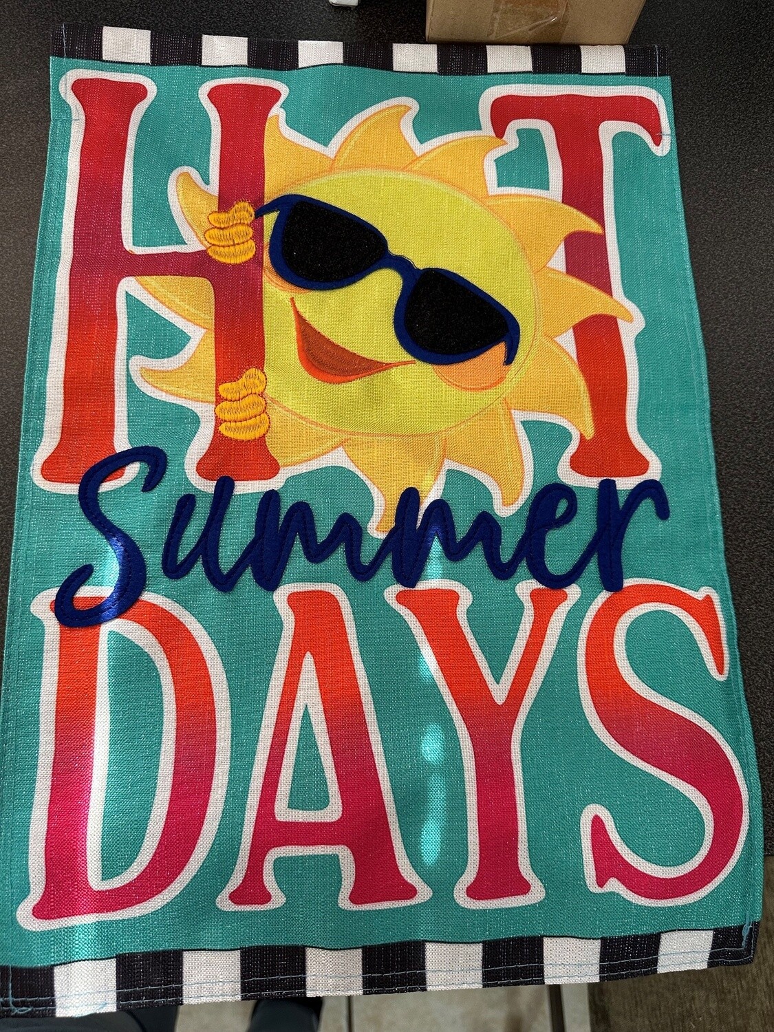 Hot Summer Days Garden Flag