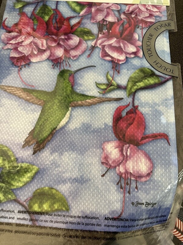 Humming Bird Garden Flag