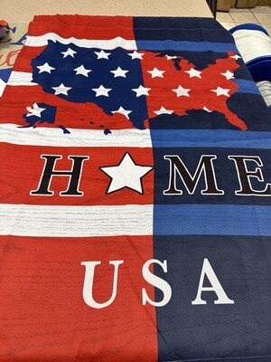 Home USA House Flag