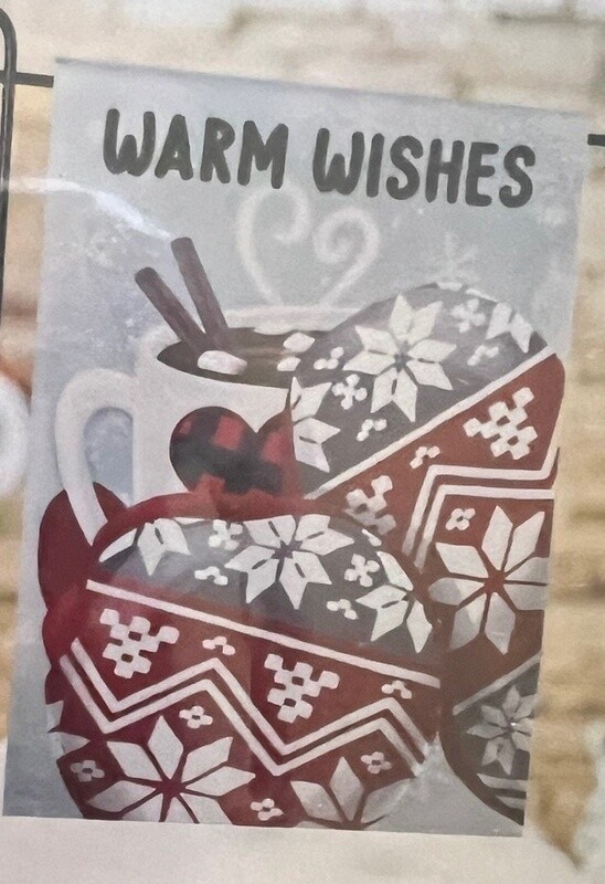 Warm Wishes Garden Flag