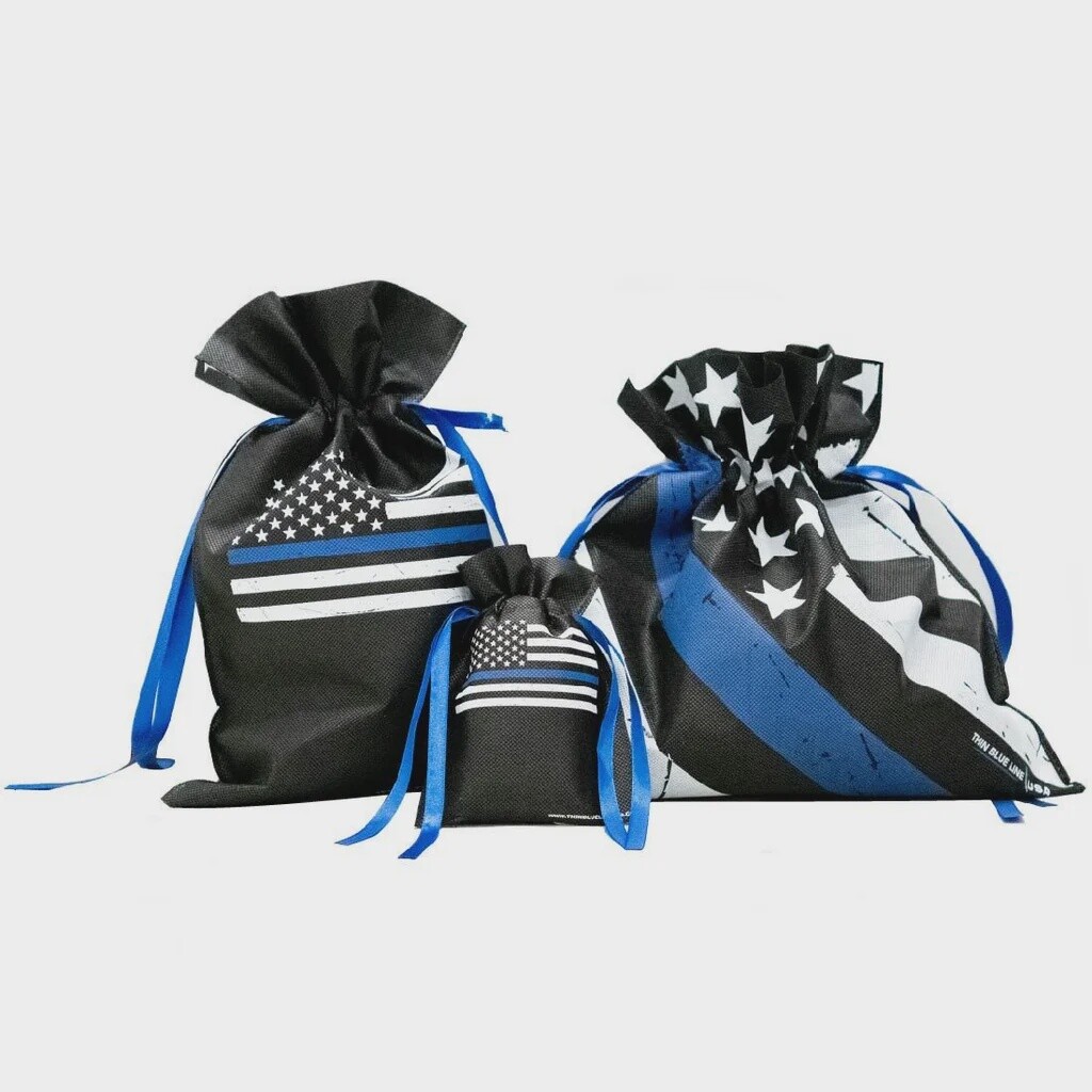 Thin Blue Line Gift Bag, Size: Medium