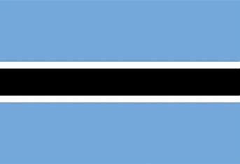Botswana Nylon Flag, Size: 2'x3'