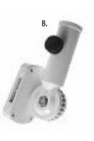 Annin White Adjustable Bracket