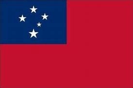 Western Samoa Nylon Flag
