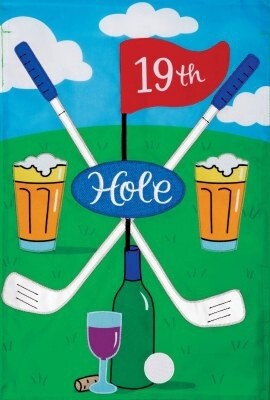 19th Hole Garden Flag