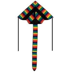 Fly-Hi Kite, Pattern: Rainbow Stripe