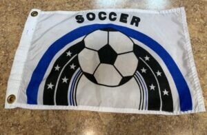 Soccer 3x5 Nylon Flag
