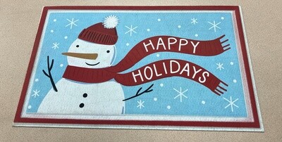 Snowman Door Mat
