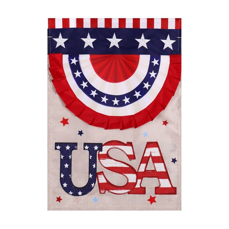 USA Banner Garden Flat Garden Flag