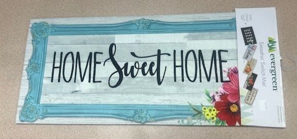 Home Sweet Home Frame Sassafras Switch Mat