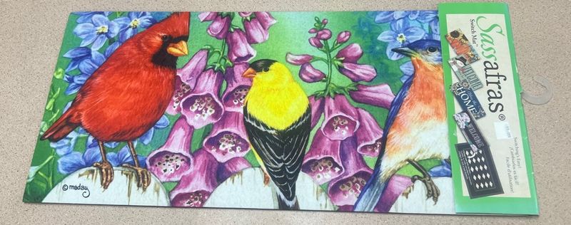 Birds on Fence Sassafras Switch Mat