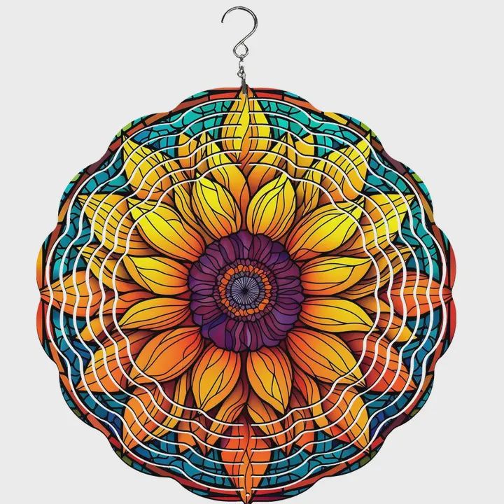 Sunflower Wind Spinner